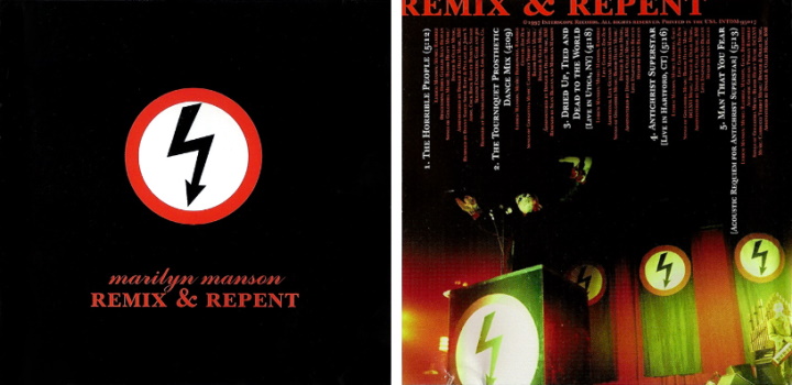 Left: Remix & Repent front. Right: Remix & Repent back.