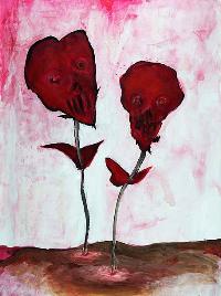 Flowers of Evil painting by Marilyn Manson