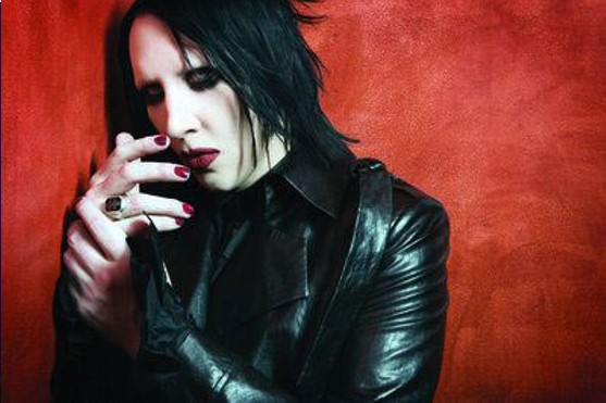 Marilyn Manson promotional photo red