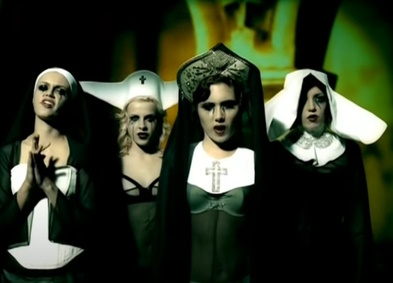Nuns from Personal Jesus music video