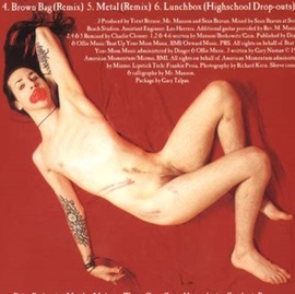 Marilyn Manson red velvet picture