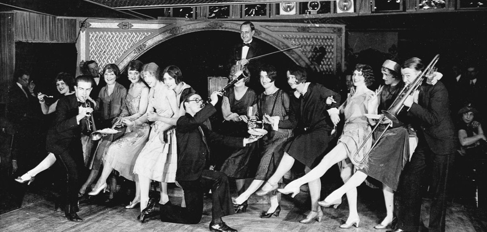 Charleston Dance in a jazz nightclub
