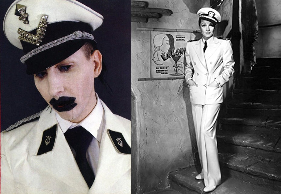 Marilyn Manson Marlene Dietrich tribute